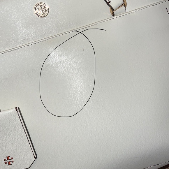 Tory Burch Parker Ivory Mango Large Tote - Picture 16 of 16
